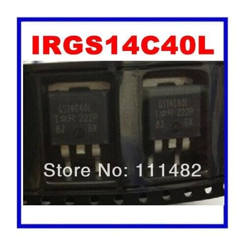 New 5pcs IRGS14C40L IGBT IGNITION CLAMPED 20A D2PAK