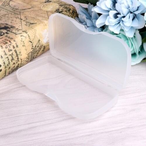 Portable Transparent Shell Case Protector Box For Clip-on Flip-up Len Glasses Q1QA