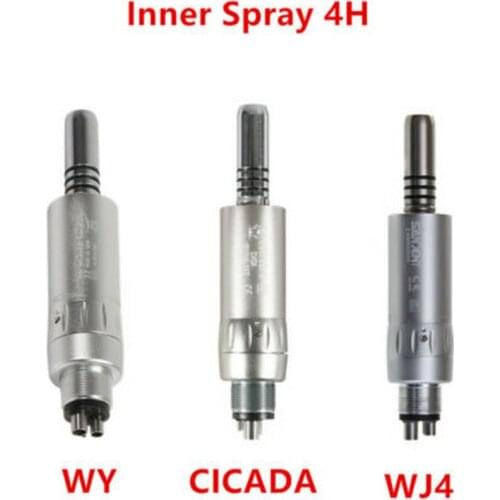 Dental Low Speed Internal Channel Air Motor 4 Hole Fit with Internal water Cooling System E-type for NSK KAVO