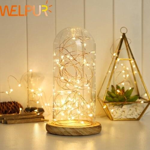 Welpur LED String Lights USB 5V 2M 5M 10M Holiday Lighting Outdoor Indoor For Holiday Party Wedding Fairy Christmas Led Lamp
