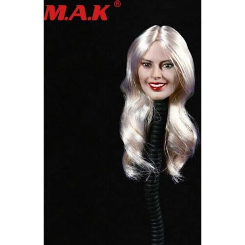 1/6 laughing version girl clown joker female head sculpt for 12 inches action figures