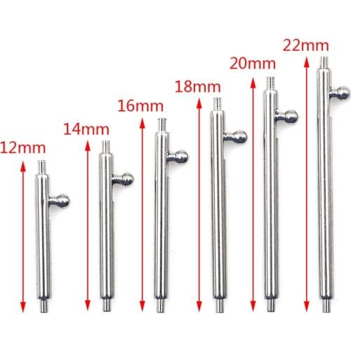10Pcs/Lot Quick Release Watch Band Single Switch Spring Bars 12mm 14mm 16mm 18mm 20mm 22mm Strap Link Pin Stainless Steel