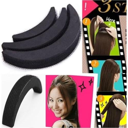 3pcs Women Fashion Hair Style Clipping Stick Bun Maker Braid Tool Sponge Girls Charming Braiders Hair Accessories Styling Tools