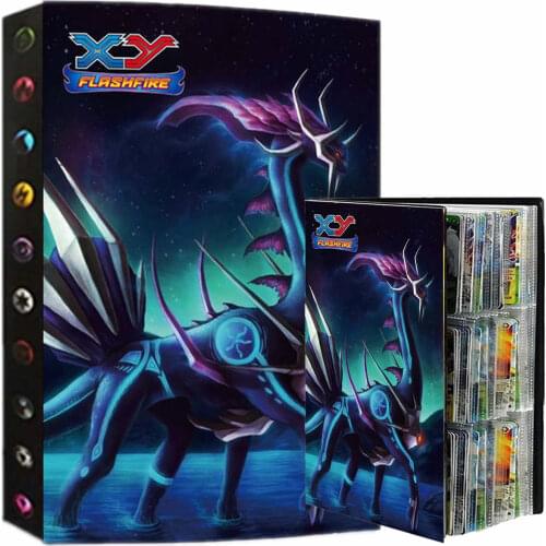 432pcs Anime Pokemon Cards Album Book 9 Pocket Collection Card Holder Game Map Binder Folder Top Loaded List Toy Gift For Kids