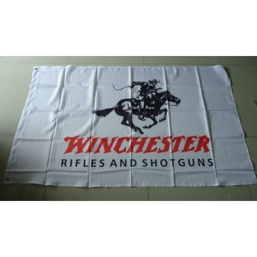 Winchester banner,free shipping winchester flag, 90X150CM size,100% polyster