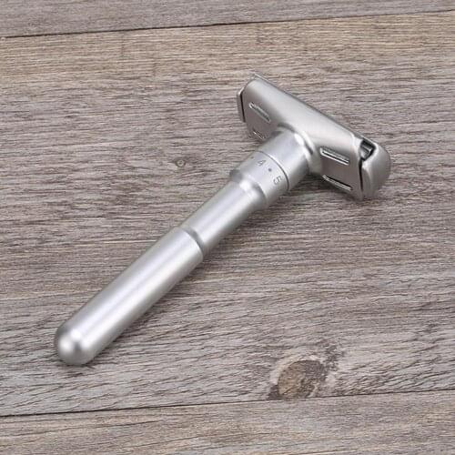 Shaving Turret Mens Swing And Unscrewing Upgrade Adjustable Hand Shaving Sharp Razor Double-sided P5N5