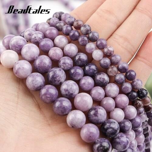 6/8/10mm Round Loose Beads Natural Stone Beads Purple Star Stone Beads For Needlework DIY Making Bracelet Necklace Jewelry