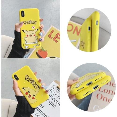 Pokemon Pikachu Super Cute Cartoon Phone Case for IPhone 7 8Plus Xr 11 12 Promax All Inclusive Shockproof and Shockproof