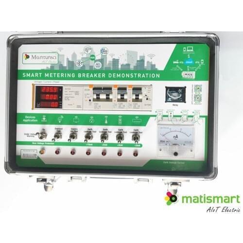 Matismart New MTS3 earth leakage overload arc fault alarm test protection demo box