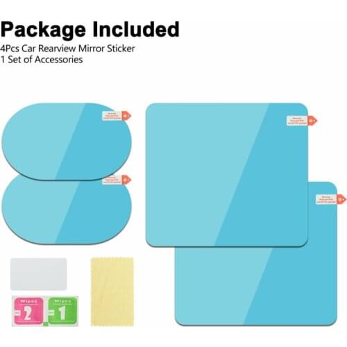 Parts Rearview mirror Rainproof Sticker Safer Driving Anti Fog Rain Anti-Glare Film Protective