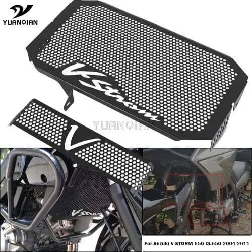 DL650 VSTORM Motorcycle Radiator Grille Guard Cover Fuel Tank Protection Net For Suzuki V-STORM 650 VSTORM 650 DL 650 2004-2011