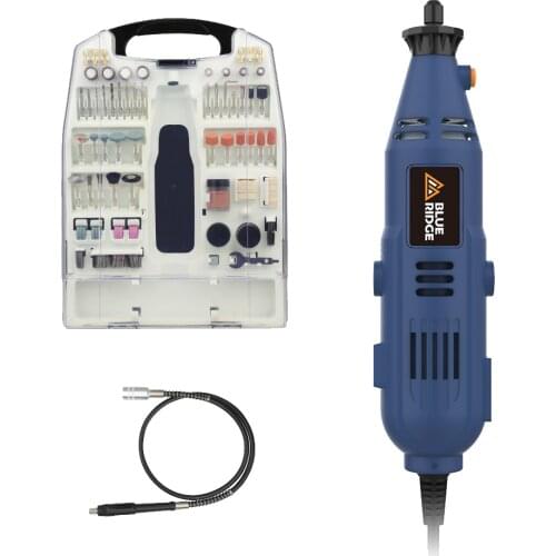 BLUERIDGE 130W Electric Drill Rotary Tool Multi Tool BR3100 Engraver Pen Mini Grinder kit 233pcs Accessories for Dremel