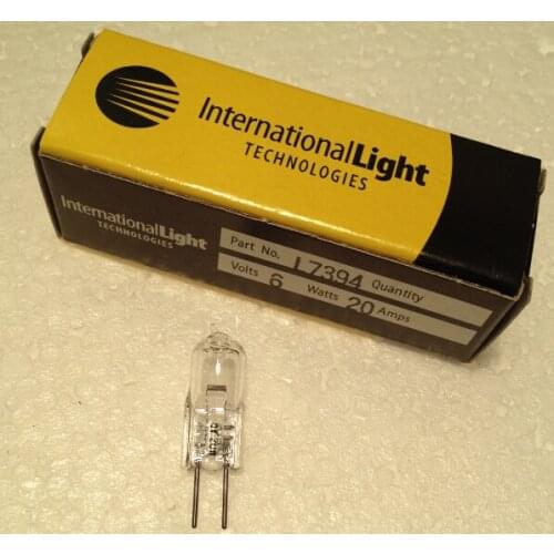 ILT L7394 6V 20W G4 2000H lamp GLAMOUR MD1600 MD2000 Biochemical analyzer 6V20W halogen bulb GILWAY L7394-K2
