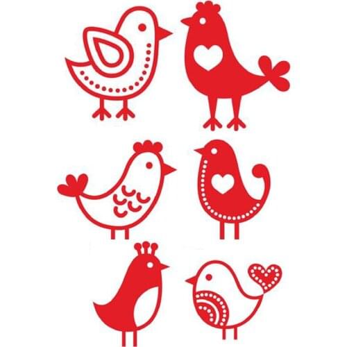 Craft dies 3pcs cute couple bird metal cutting dies Stencils for DIY Scrapbooking Decorative Embossing die cut Paper Card Making
