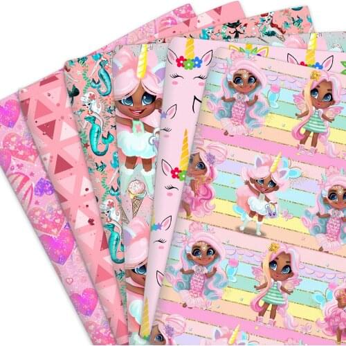 50*145cm Cartoon Beauty Mermaid 100% Pure Cotton Polyester Cotton Material Patchwork Sewing Fabrics Quilt Needlework DIY Cloth