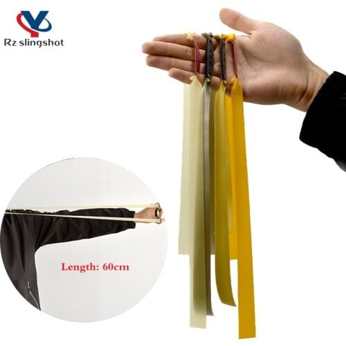 3/6/9pcs Slingshot Big Power Upgrade Rubber Band for Shooing Outdoor Hunting Flat Rubber Band Sports Equipment 0.9-1mm