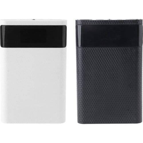 2021 New DIY 4x 18650 Battery Holder Power Bank Box Shell LED Light Case USB Charger Power Supply for Mobile Cellphone Tablet