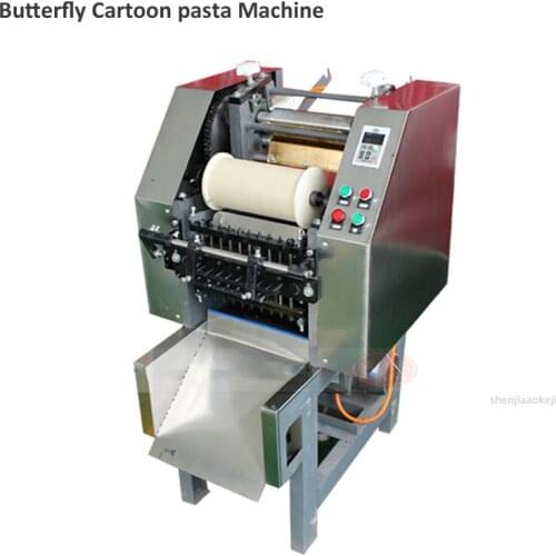 New butterfly-shape pasta machine commercial automatic fruit & vegetable color noodles machine flour skin machine 220v/380v 1pc