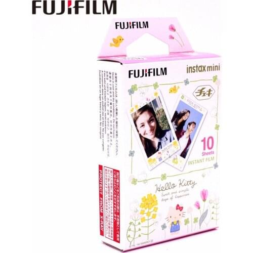 New Fujifilm 10 sheets Instax Mini Hello kitty Instant Film photo paper for Instax Mini 8 7s 9 25 50s 90 SP-1 SP-2 Camera