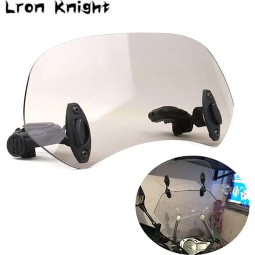 For YAMAHA MT-03 MT-07 MT-09 FZ1 FZ6 FZ8 YZF R1 R6 R3 Adjustable Windscreen Windshield Extension Spoiler Wind Deflector Lockable