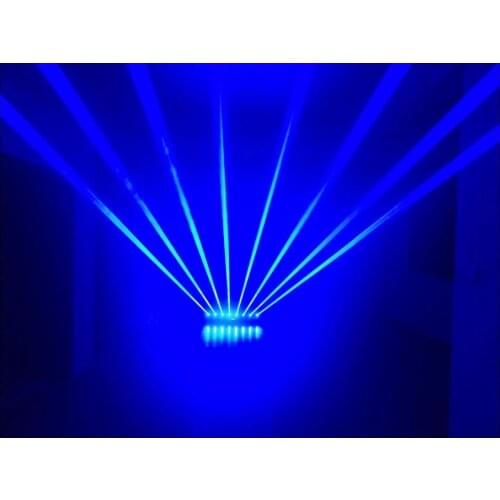 1.6w(200mw) blue Moving head laser array B450-200mW rough spotX8 stage party disco KTV bar club theatre studio iluminacion light