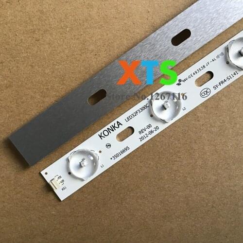 20pcs x 32 inch LED TV Backlight Lens Strips LED32F3300C 35016695, 35017314, 35017828,35017248 for 32'' Konka 12-LEDs 640mm