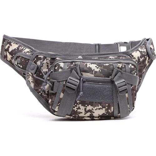Tactical Fanny Pack Military Waist Bag Pack Utility Hip Pack Bag with Adjustable Strap Waterproof for Outdoor Hunting Camping
