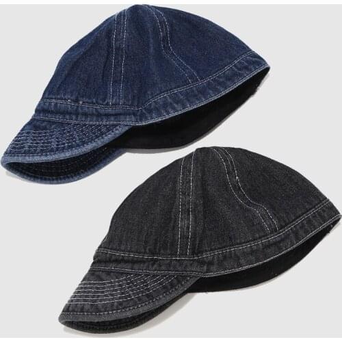 Vintage Denim Baseball Cap Mens Snapback Bone Adjustable Soft Brime Women Baseball Hat Snapback Hat Black color