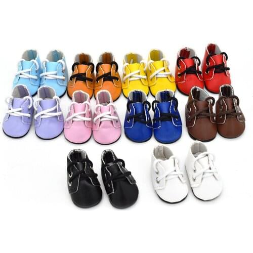 High quality 5Cm Doll Shoes fit for 14Inch amercian doll Doll and 20cm EXO Doll our generation dress accessories for gril