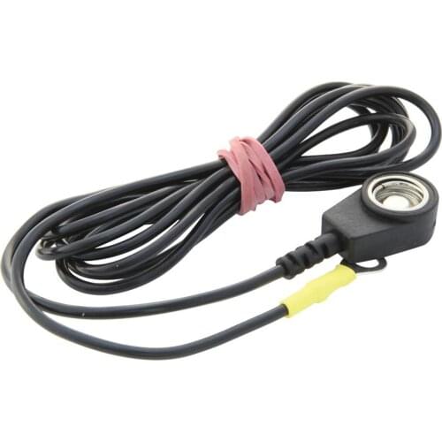 MULTICOMP 067-0034 ESD Grounding Cord, STR, Black, 1.5m, 1Mohm