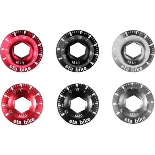 1pcs Crank Cover Cap M18/M20 Crank Fixing Bolts Bike Bicycle Bolt Hollow Fixing Crank Arm Bolt Cap Screw MTB Mountain Bike Crank