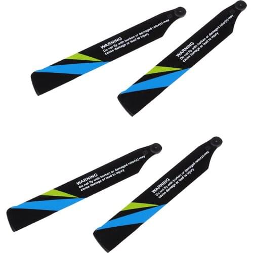 4x RC Helicopter Rotor Wing, Blade ,Propeller for Wltoys V911S ,RC Drone Airplane Parts