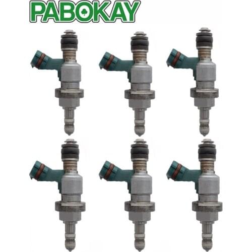 6 pieces x Genuine fuel injectors for 2006-2013 Lexus GS300/IS250 V6 (23250-31020)