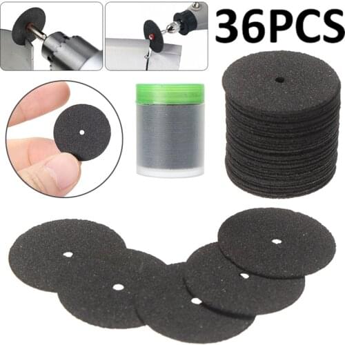 1set 24mm Abrasive Cutting Discs Cut Off Wheels Disc for Rotary Tools Electric Metal Wood Cutting Discs Tool Accesories