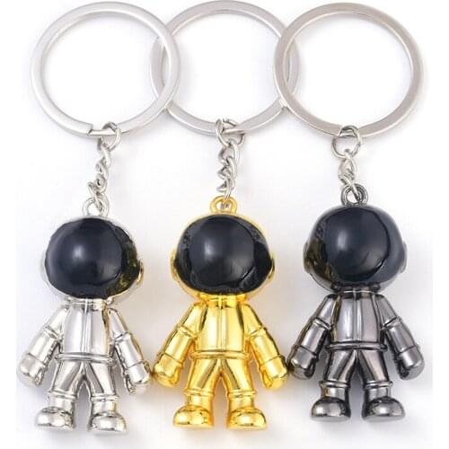 Space robot keychain key ring astronaut key chain key holder creative portachiavi chaveiro llaveros hombre free shipping