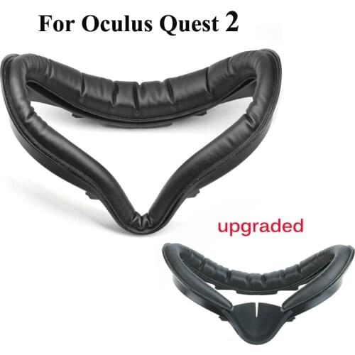 For Oculus Quest 2 Replacement PU Face Pad Cushion Face Cover Bracket Protective Mat Eye Pad for Oculus Quest 2 VR Accessories