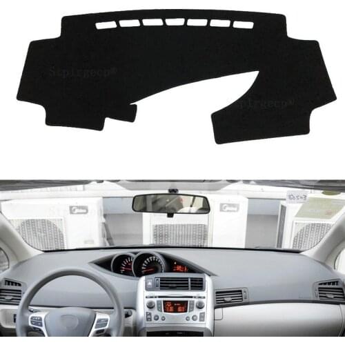For Toyota Verso 2009~2018 AR20 Sports Van Dashboard Cover Sun Shade Non-slip Dash Mat Pad Carpet Stickers Interior Accessories