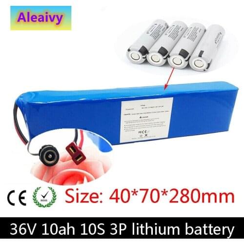 36V 10Ah Electric Bicycle Battery pack 36V 18650 Battery pack 500W High Power and Capacity Motorcycle Scooter E Bike with BMS