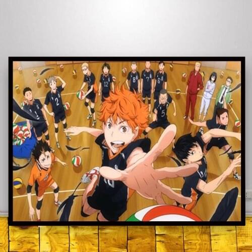 HD Print Wall Art Famous Japanese Anime Haiku Poster Children Room Decoration Accessories