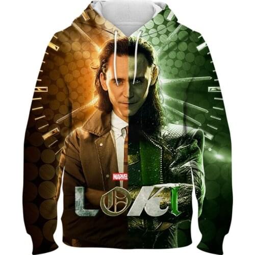 Loki God of Mischief Marvel Tv Funny Cartoon Hoodies Men Unisex Disney Super Hero 3D Print Sweatshirt Graphic Winter Hoody Male
