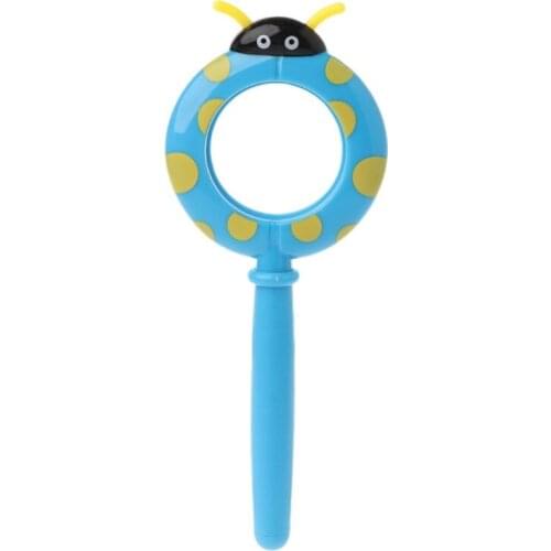 Cartoon Insect Shape Magnifying Outdoor Exploration Learning Kids Children Educational Toys Magnifier Ladybug Butterfly