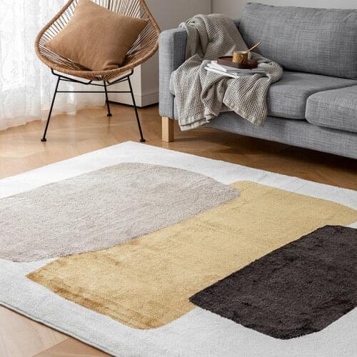 Nordic Soft Carpets For Living Room Thick Modern Rugs For Bedroom Sofa Coffee Table Floor Mat Home/Office Rug And Carpet