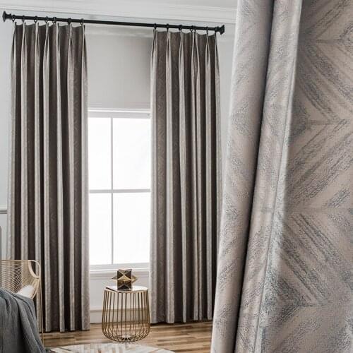 Nordic Simple American Lattice Curtain Finished Shading Study Balcony Floor Floating Curtain for Living Room Bedroom