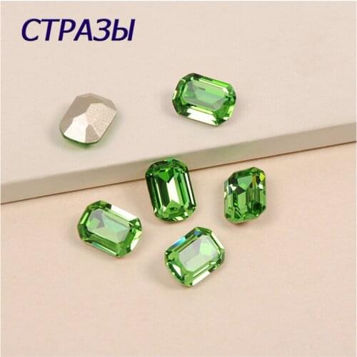 Peridot Super flash 6A Crystal zircon gold Silver base sew on claw rhinestones apparel Clothing Garment Jewelry accessories