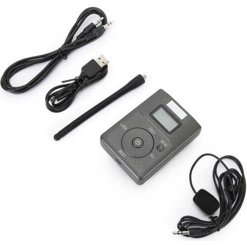 Portable 3.5MM Low-power Wireless FM Transmitter Stereo Radio Broadcast Adapter with Stereo and Mono Audio Output