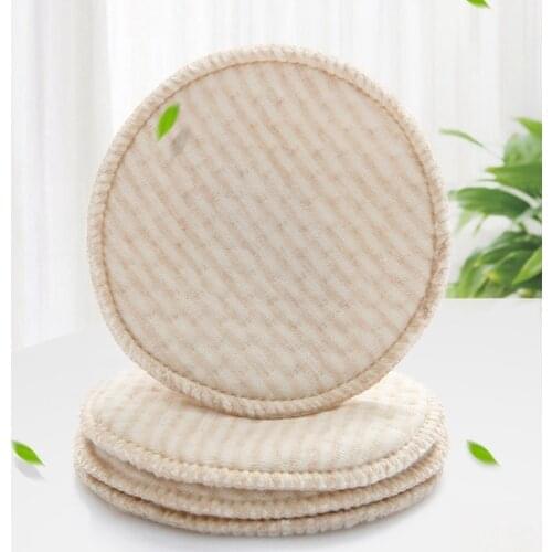 N7ME 4pcs/bag Mommy Nursing Pad Washable Breast Pads Spill Prevention Breast Feeding