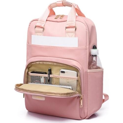 Oxford Women Backpacks Waterproof Female Shoulder Backpack Fashion Teenage Girls School Bags Retro School Backpack Girl Book Bag