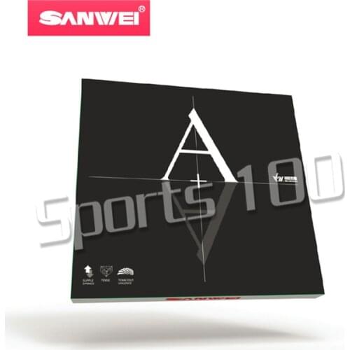 Sanwei A+ (Non-Tacky) pips-in table tennis / pingpong rubber with sponge