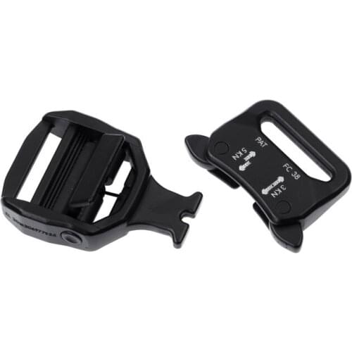 Zinc Alloy Tactical Quick Opening Closing Socket High Strength Military Belt Backpack Outdoor Multi-purpose Black Buckle New