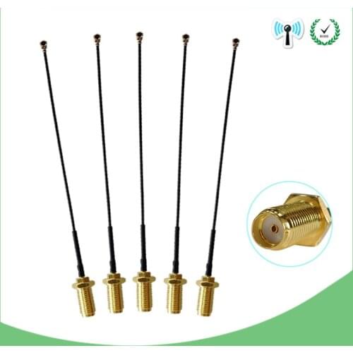5pcs Extension Cord UFL to RP SMA Connector Antenna WiFi Pigtail Cable IPX to RP-SMA female to IPX 20cm